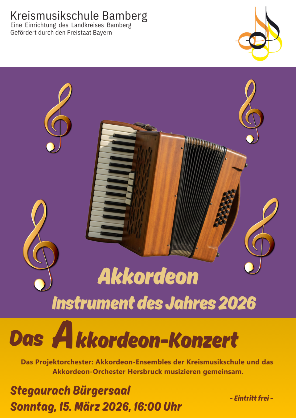 2026-03-15 Akkordeon-Konzert Plakat