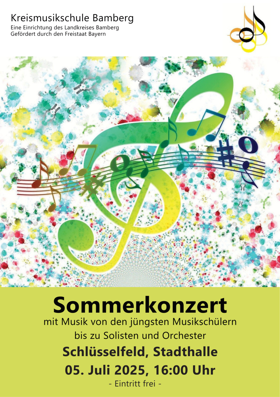 2025-07-05 Sommerkonzert Plakat