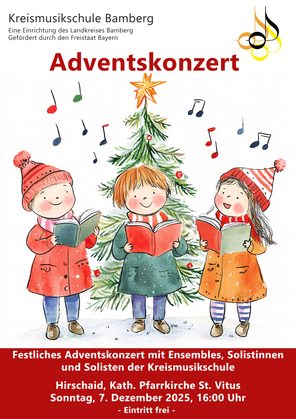20251207 Adventskonzert Hirschaid Plakat